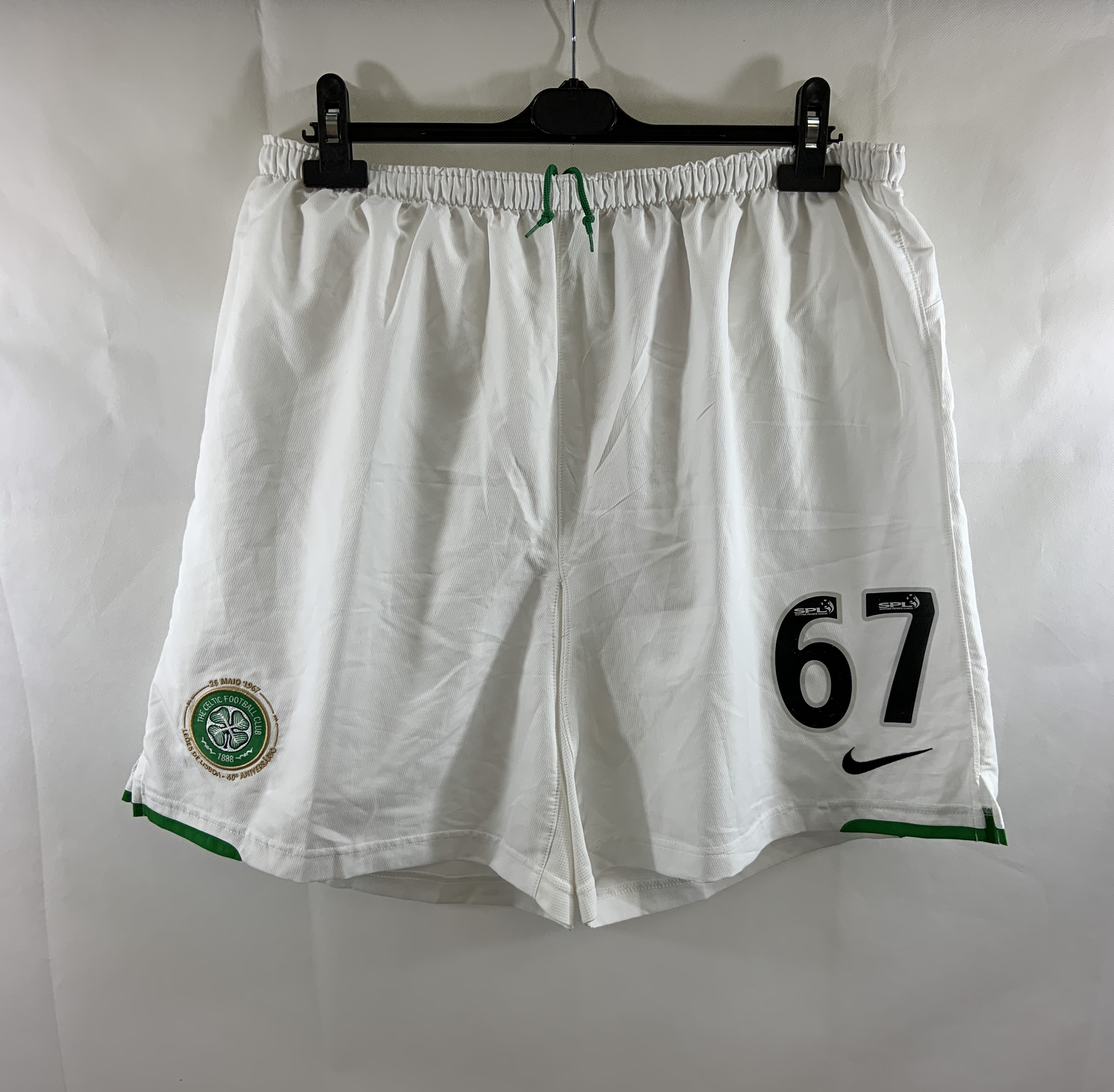 Celtic Player Issue Home Football Shorts 2007/08 Adults XL Nike C942 â Historic Football Shirts