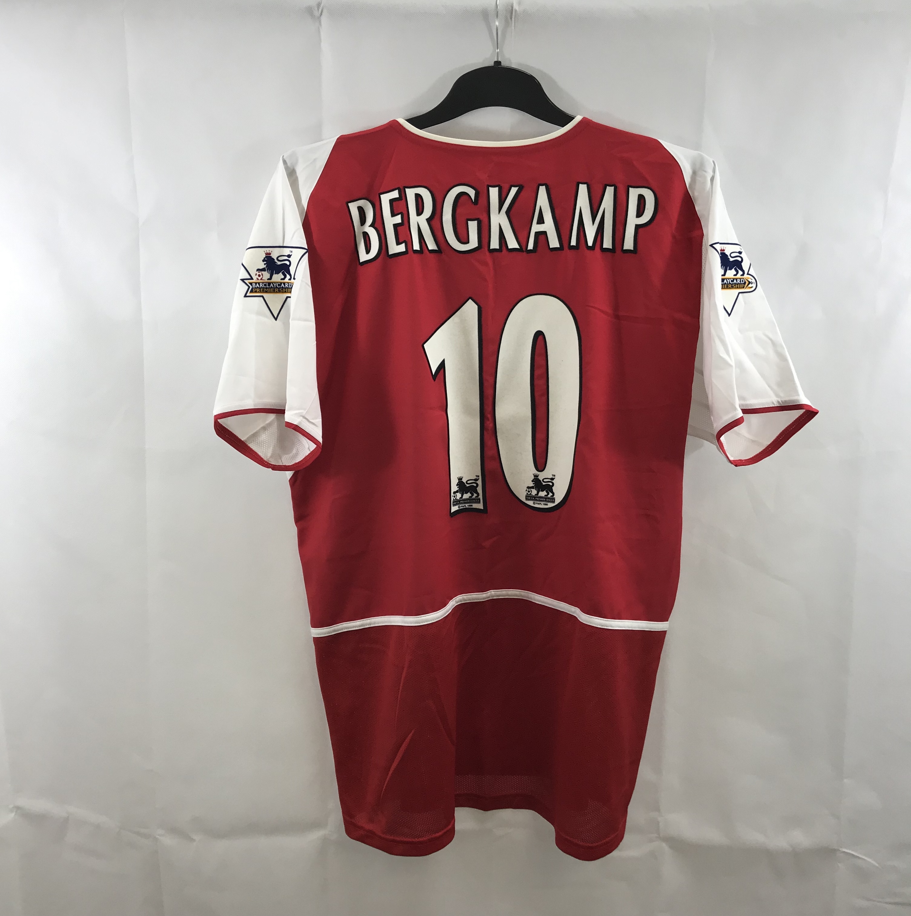 Arsenal Bergkamp 10 Player Issue Home Football Shirt 2002/04 Adults XL ...