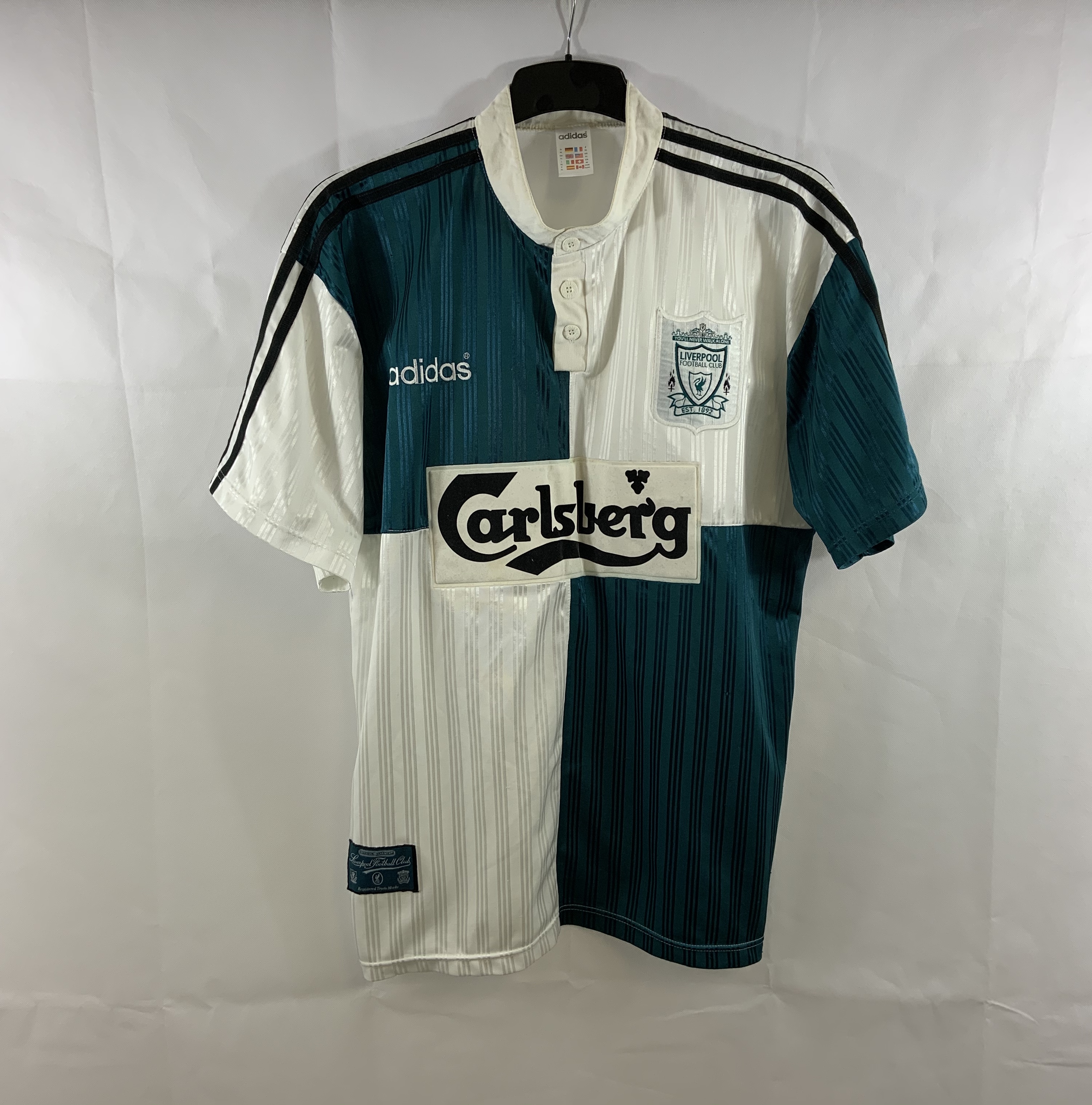 Liverpool Away Football Shirt 1995/96 Adults XL Adidas C262 – Historic ...