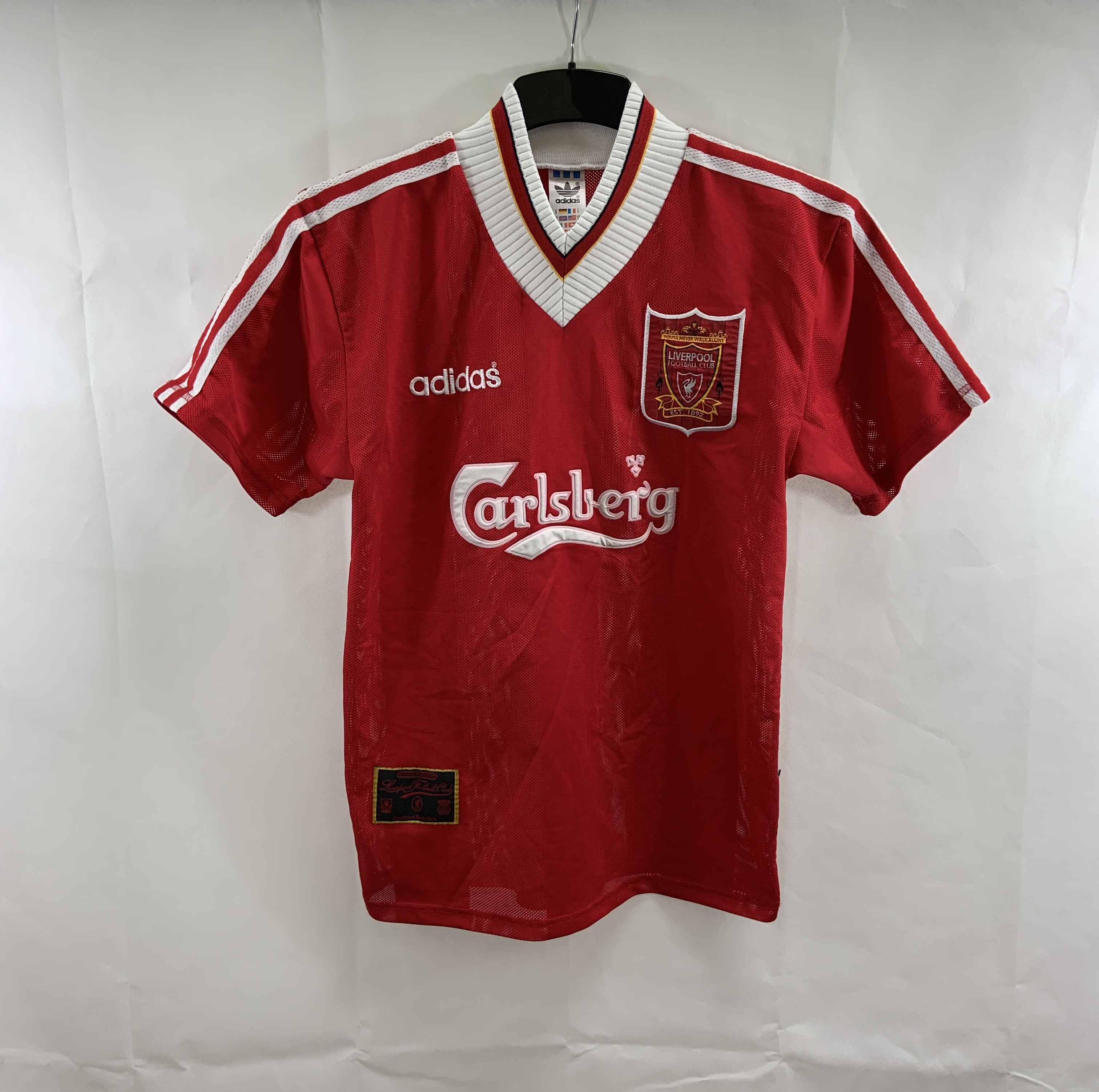 Liverpool Home Football Shirt 1995/96 Adults Small Adidas C732 ...
