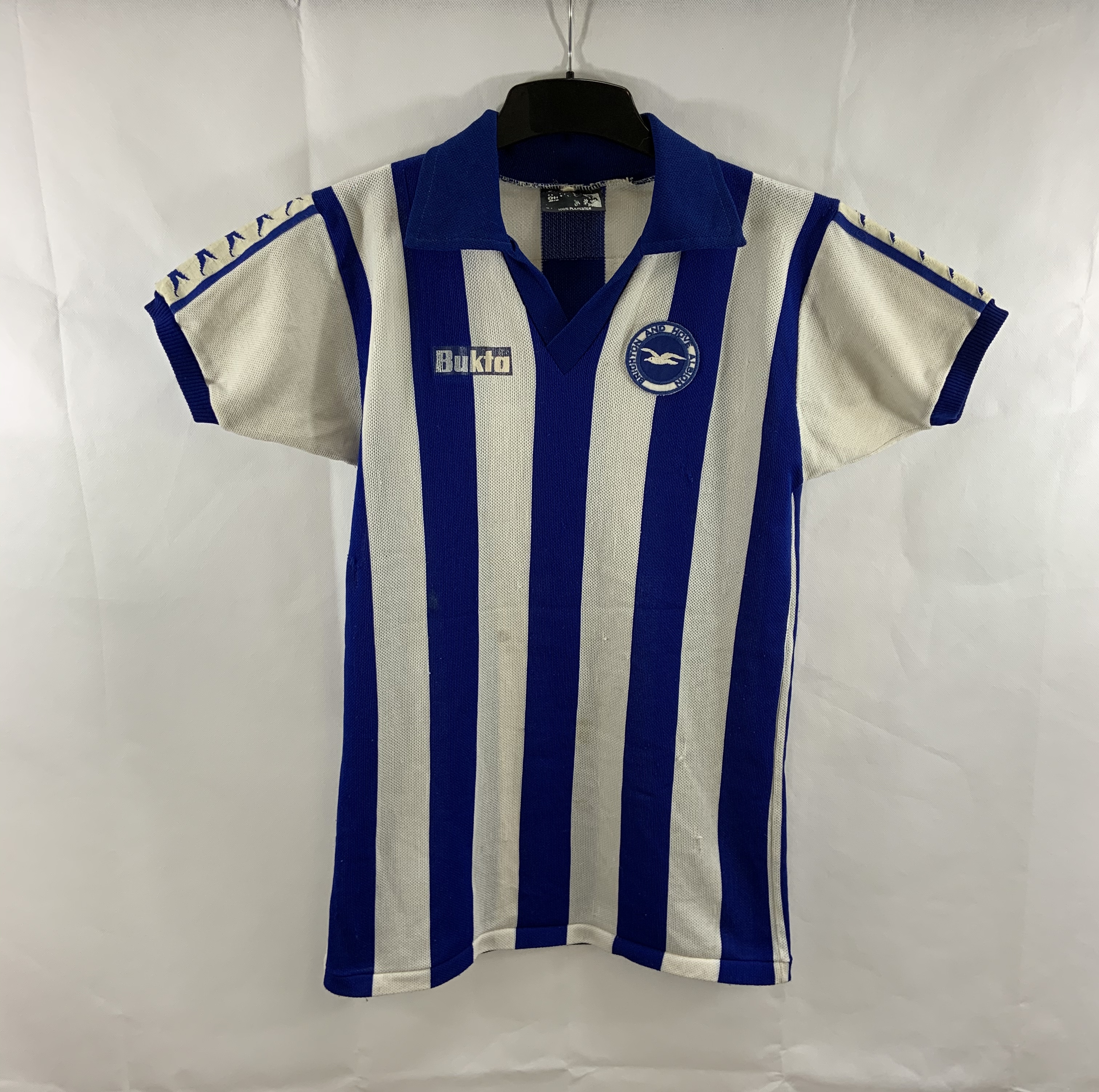 Brighton Horton 4 Matchworn Home Football Shirt 1979/80 (M) Bukta C886 ...