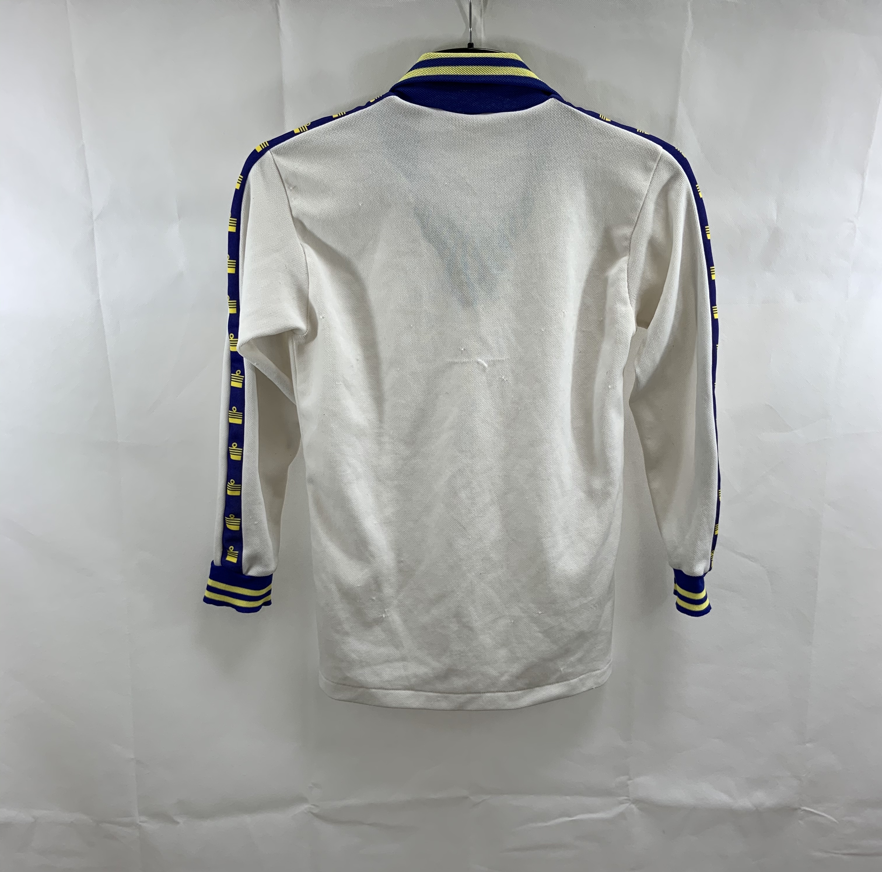 Leeds United L/S Home Football Shirt 1976/81 Adults Small Admiral A403 ...