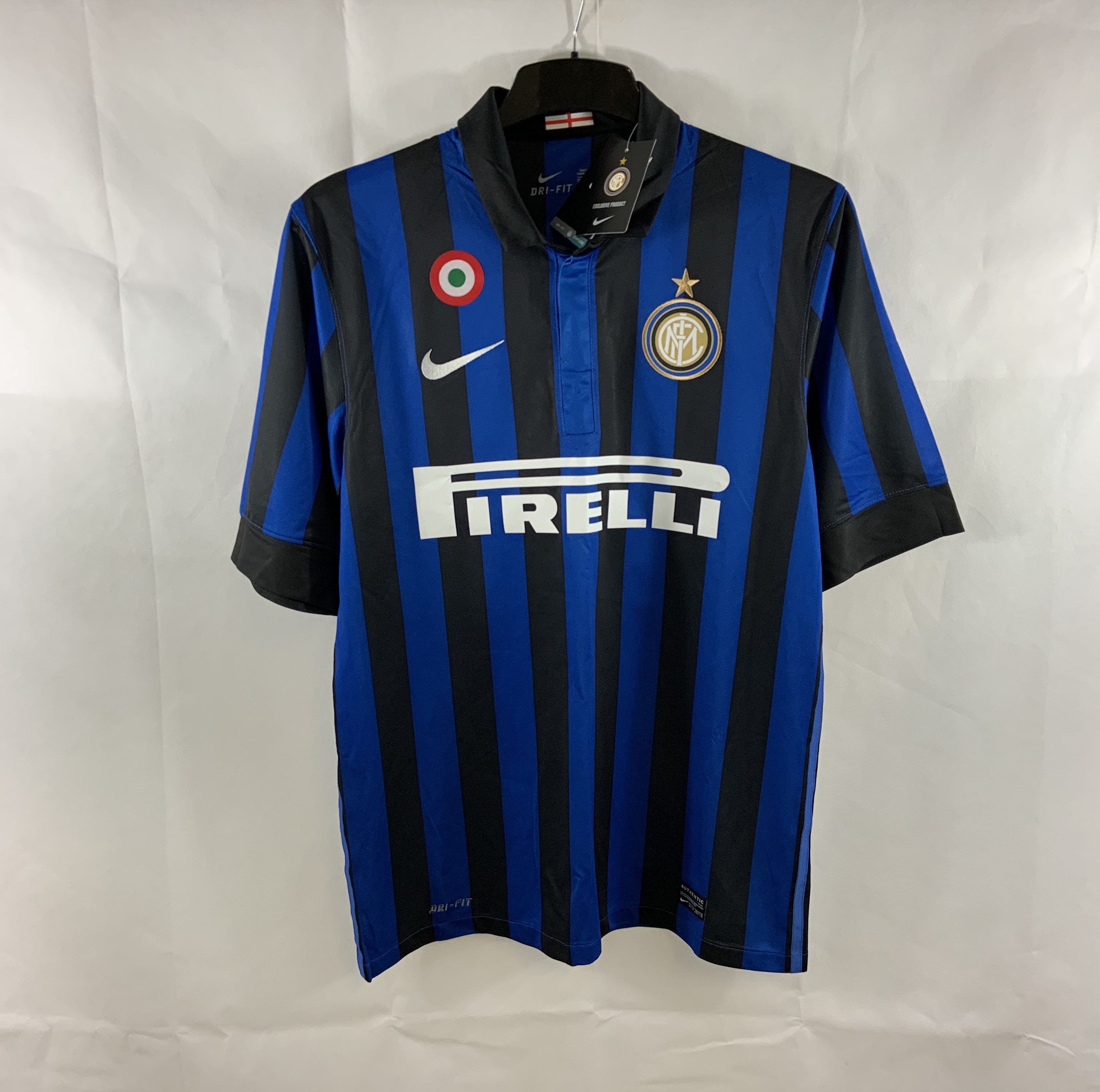 BNWT Inter Milan Milito 22 Home Football Shirt 2011/12 Adults Medium ...