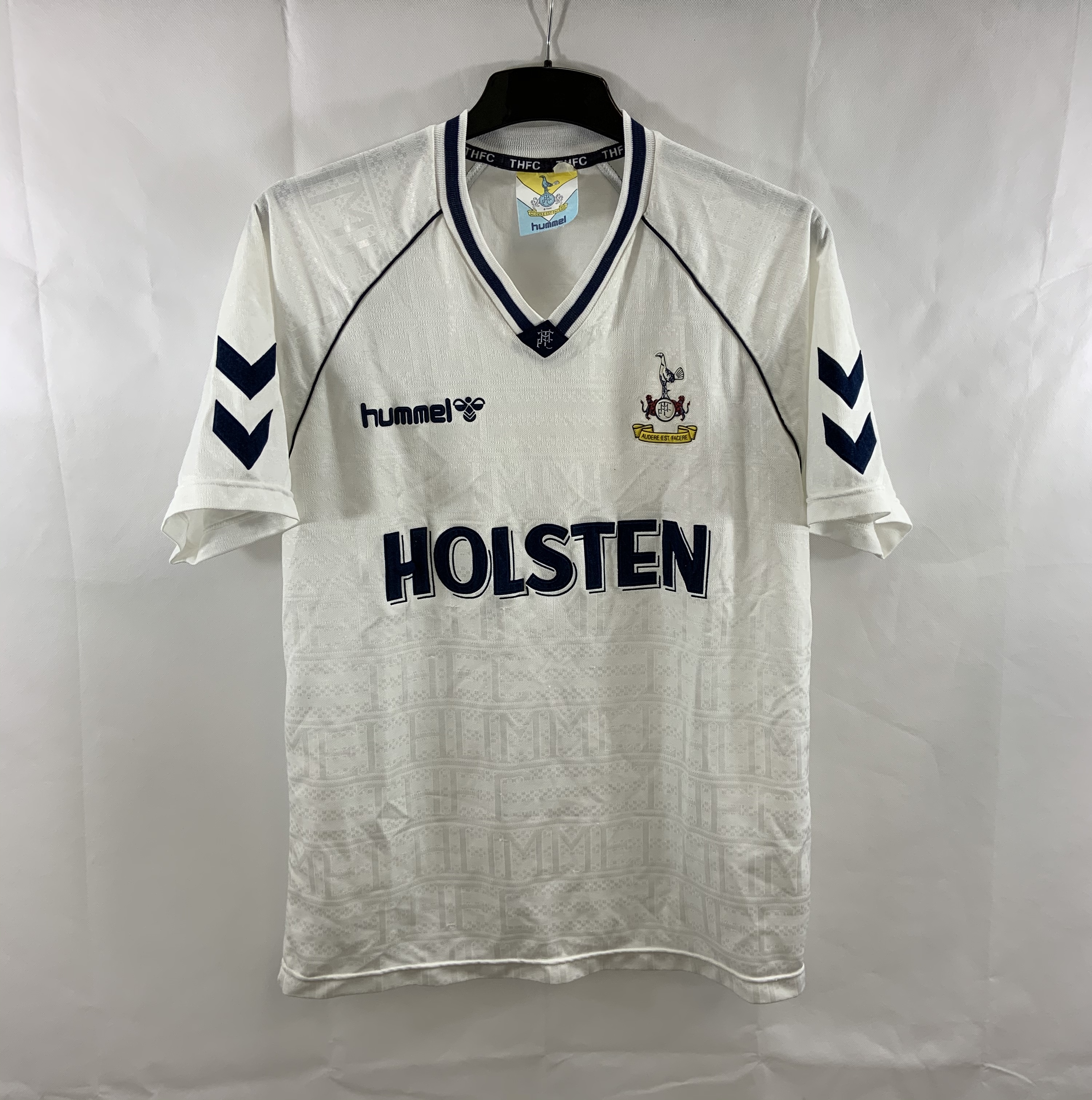 Tottenham Hotspur Home Football Shirt 1989/91 Adults XL Hummel B673 ...