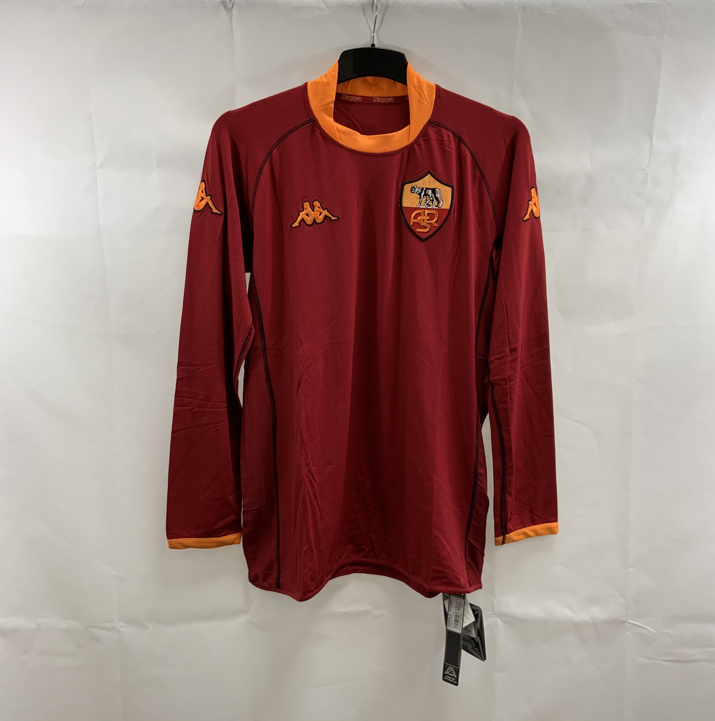 Rare Bnwt KAPPA emballage as roma saison 2002-2003 Accueil Shirt à Manches Courtes XXL 