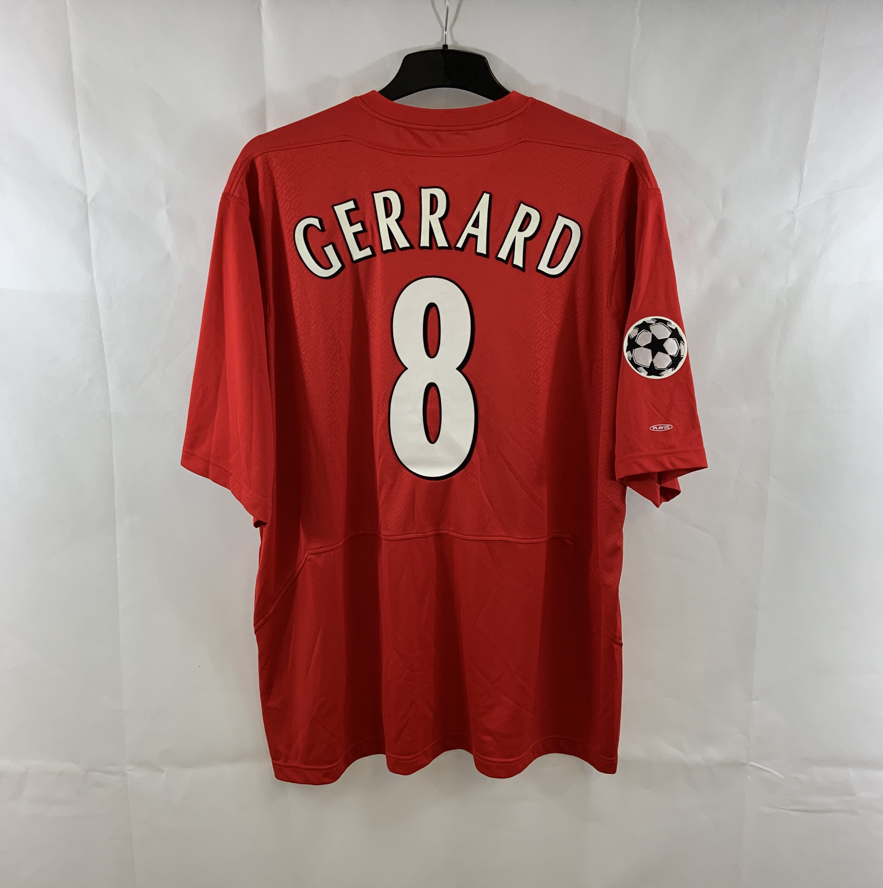 en anden Meningsløs forståelse Liverpool Gerrard 8 CL Final 2005 Home Football Shirt 2004/06 (2XL) Reebok  B276 – Historic Football Shirts