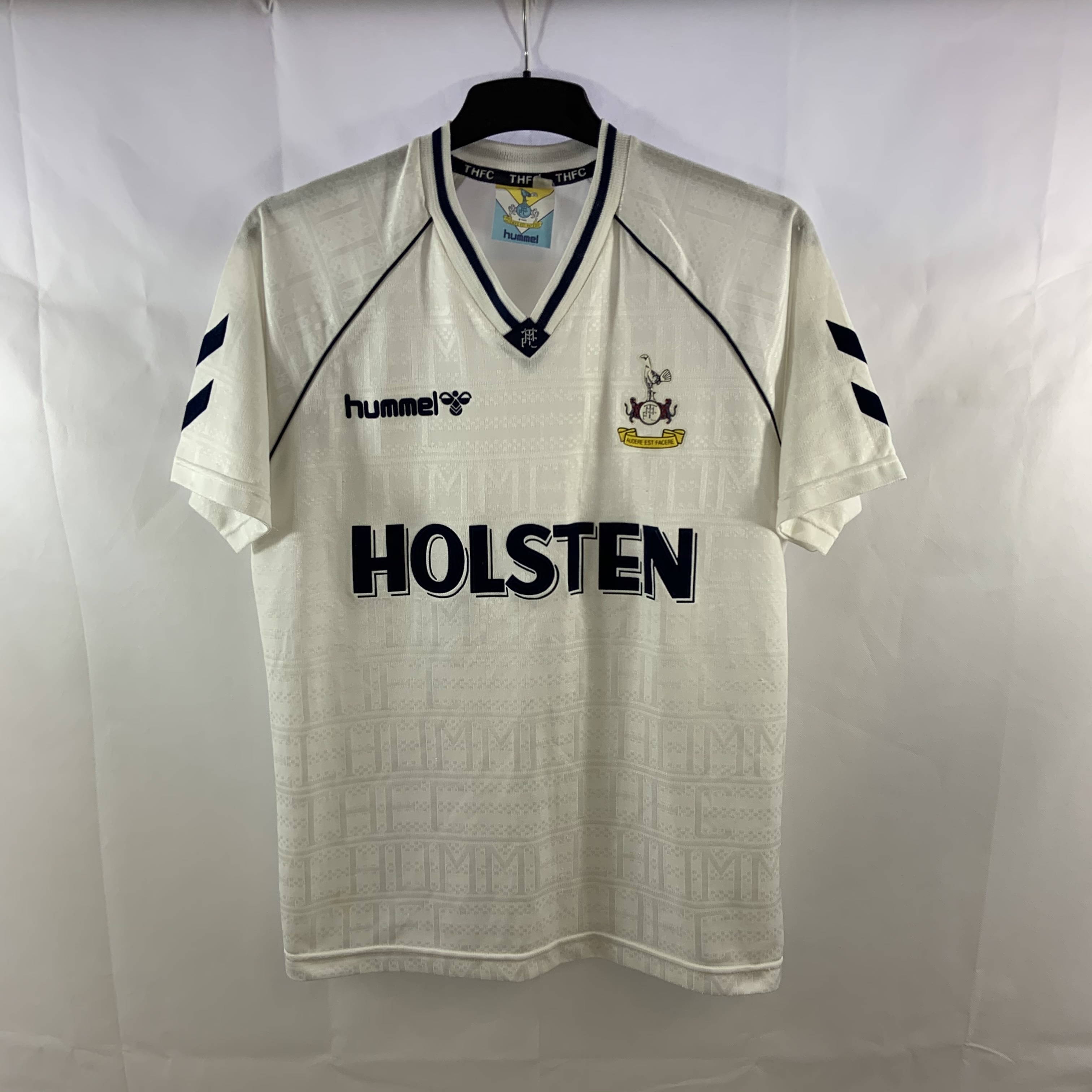 Tottenham Hotspur Home Football Shirt 1989/91 Adults Medium Hummel D247 ...
