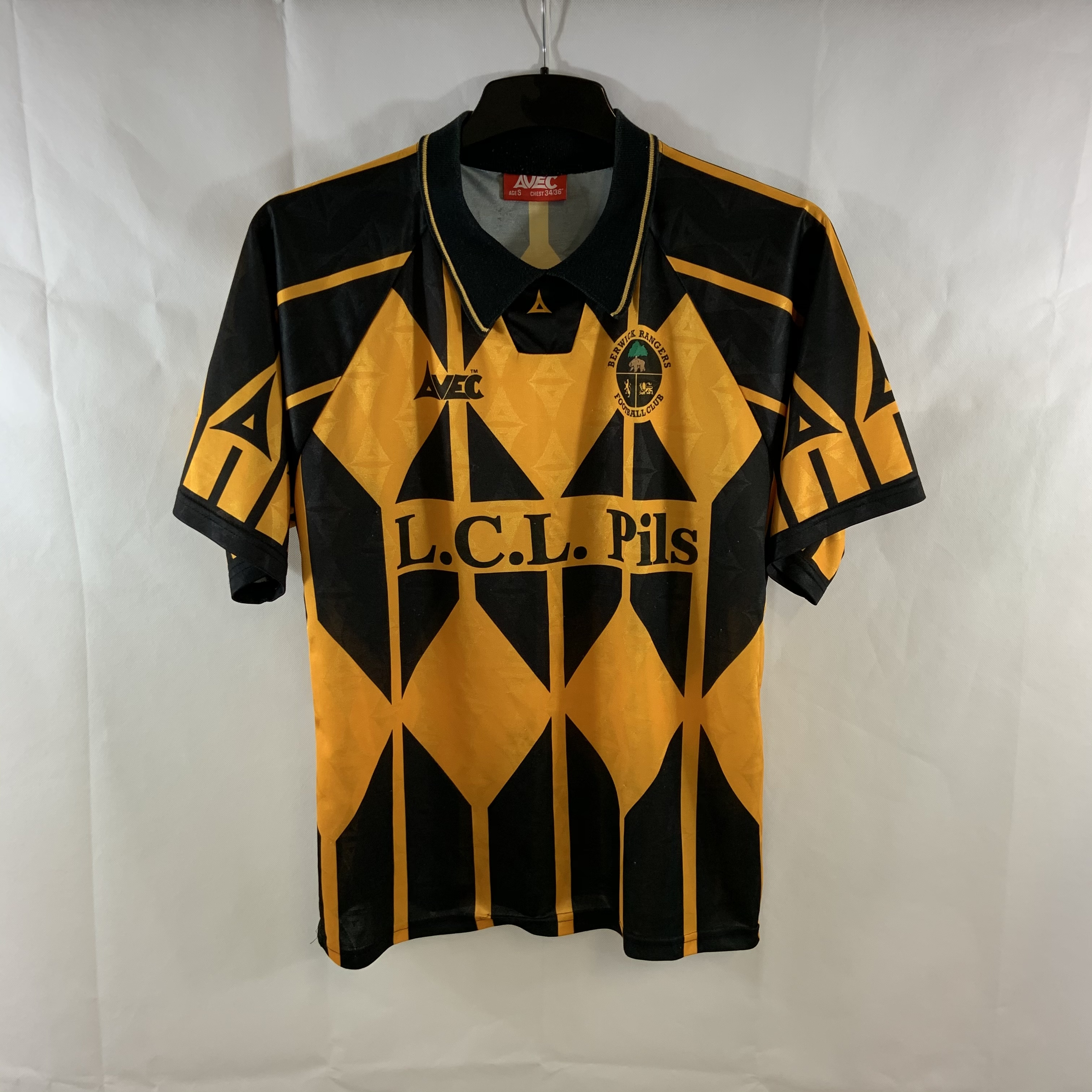 Berwick Rangers Home Football Shirt 1996/98 Adults Small Avec E286
