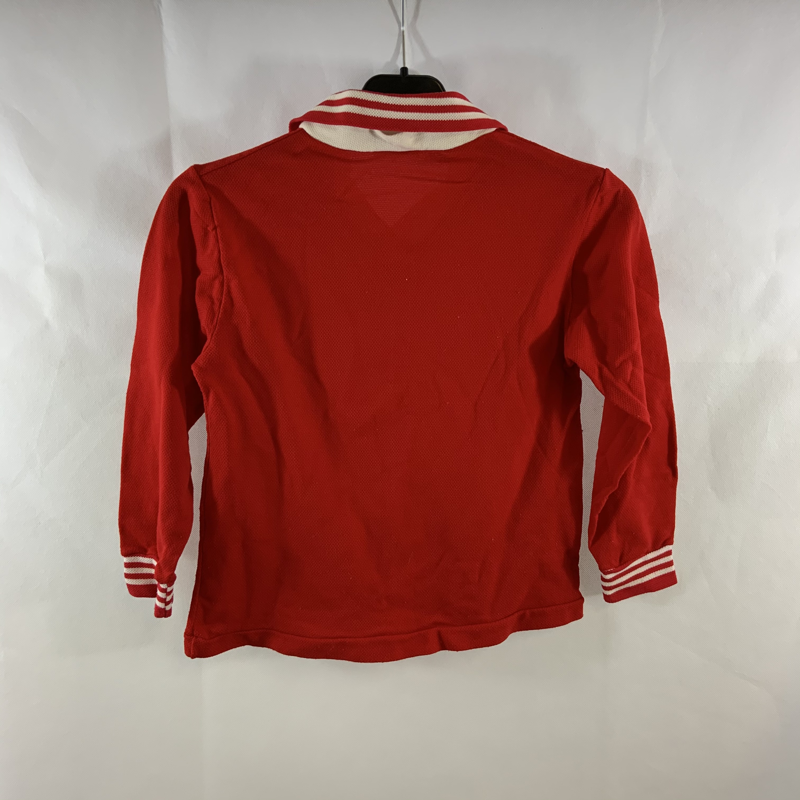 Manchester United L/S Home Football Shirt 1975/80 Small Boys Trophy ...