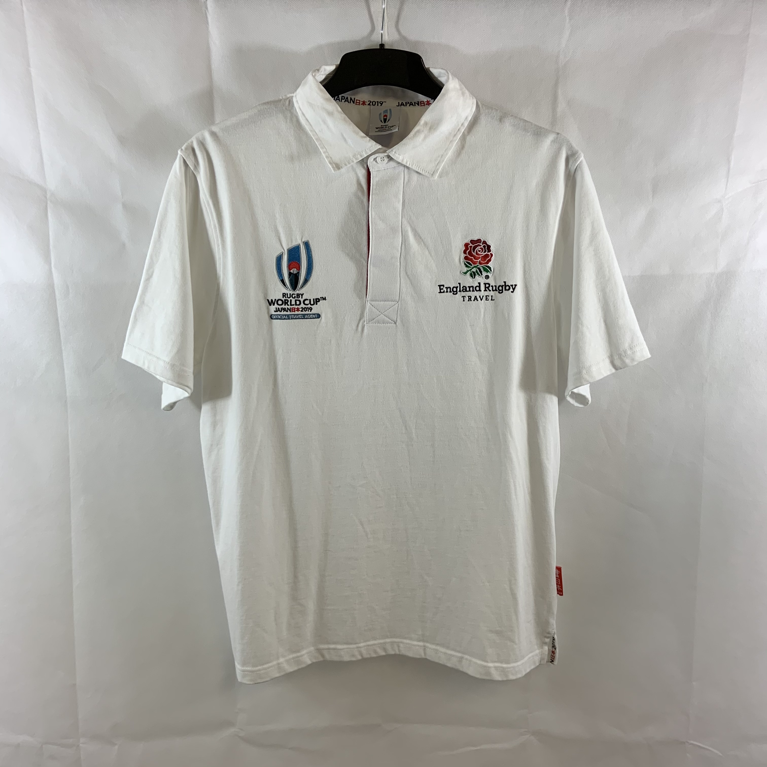 England World Cup 2019 Polo Rugby Shirt Adults Large E746 – Historic ...
