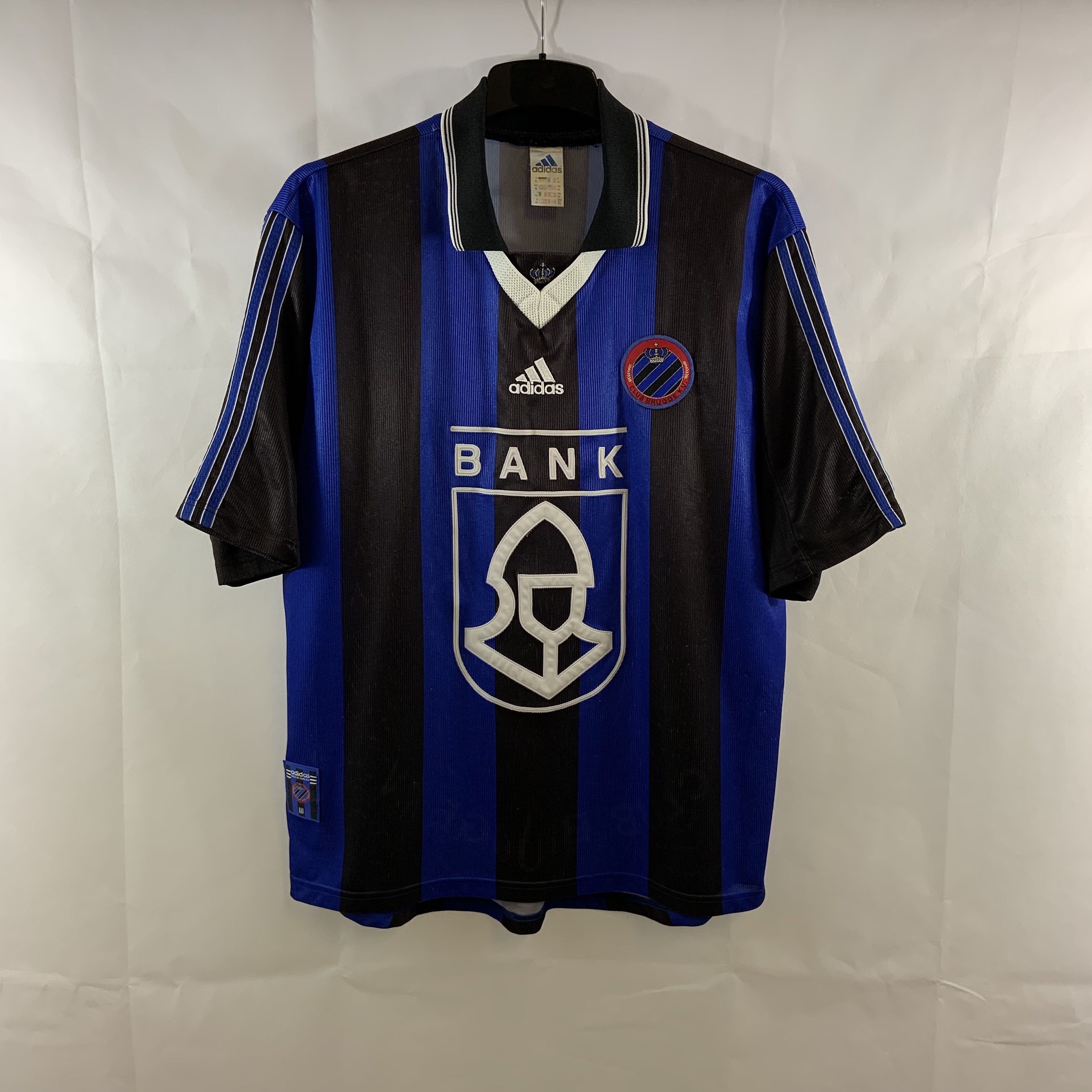 lineal Kassér hylde Club Brugge Home Football Shirt 1998/99 Adults XL Adidas E844 – Historic  Football Shirts