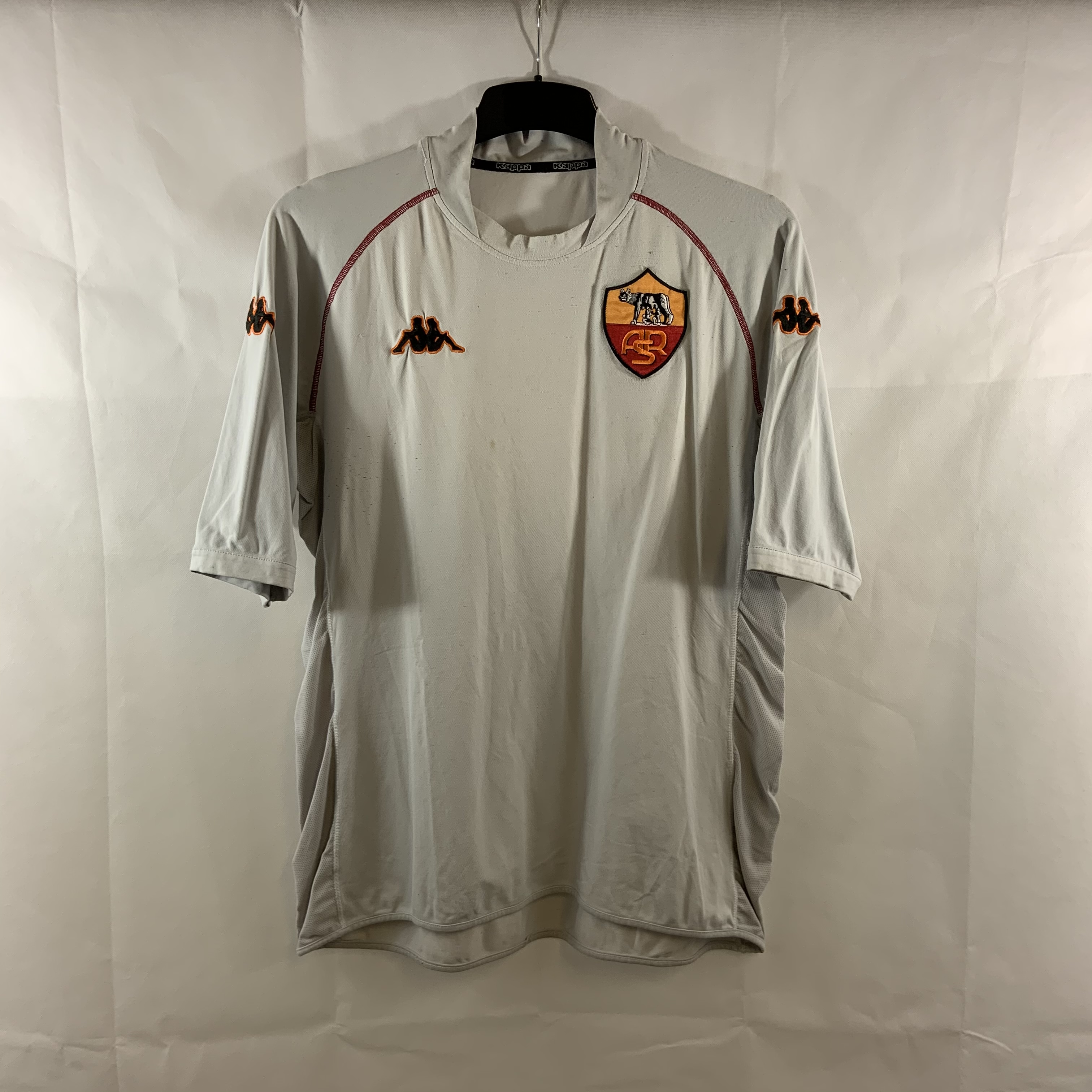 AS Roma Away Shirt 2002/03 Adults 3XL Kappa E857 – Historic Football