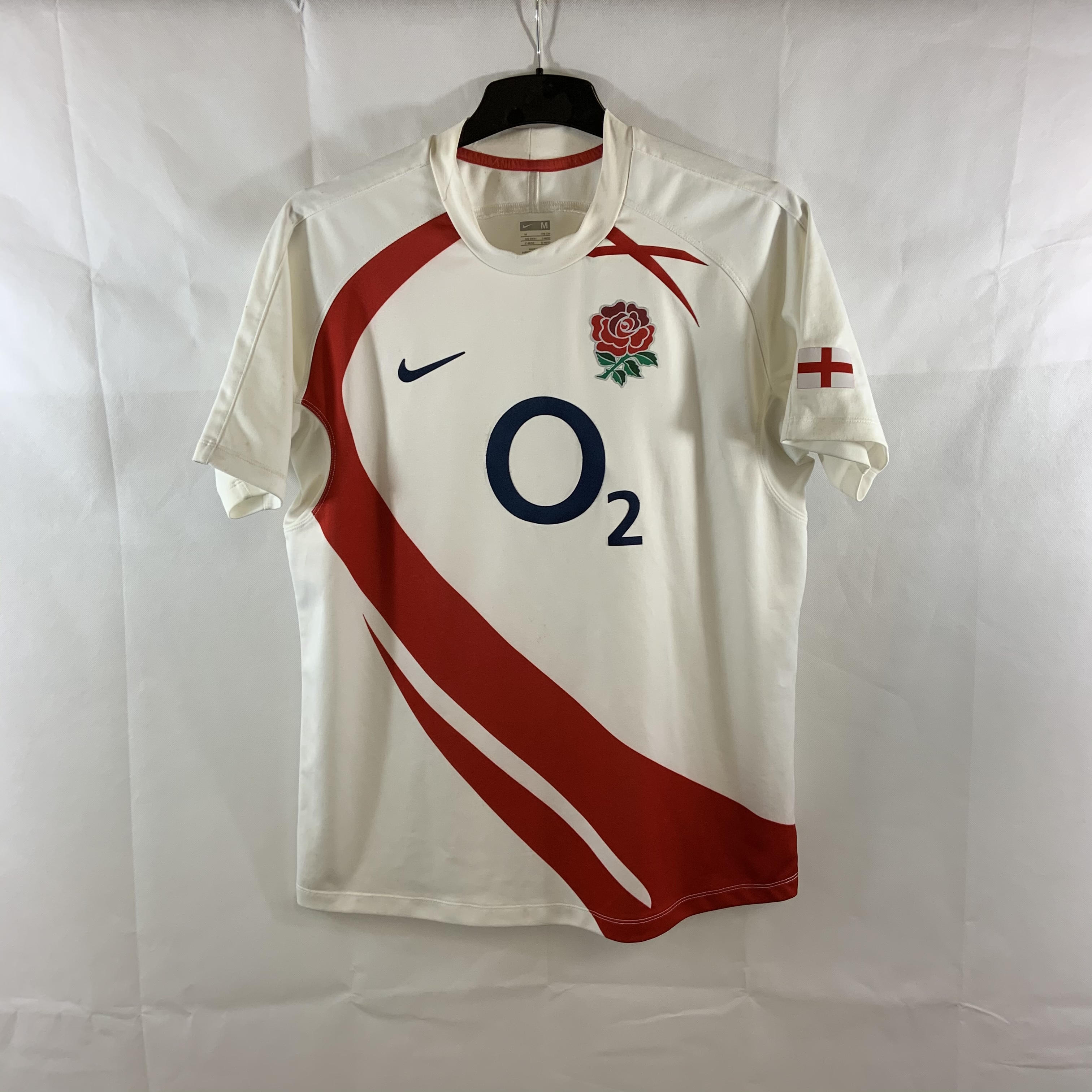 silencio Inspirar vergüenza England Home Rugby Shirt 2007/09 Adults Medium Nike E753 – Historic  Football Shirts