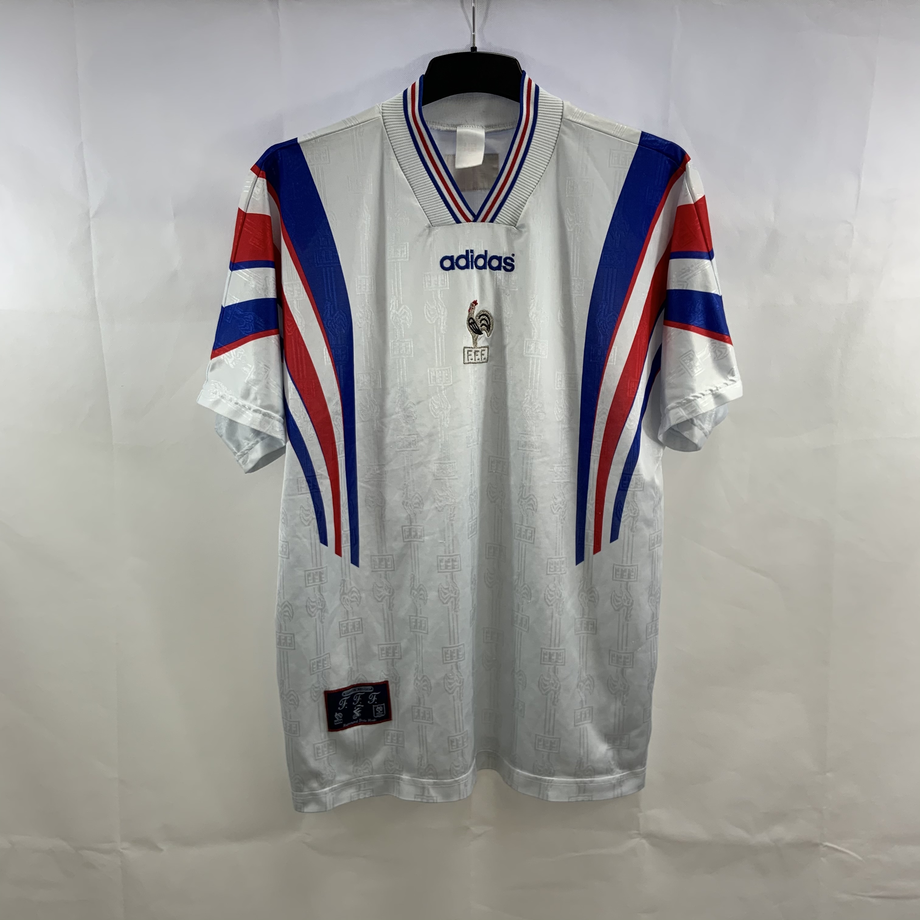 France Away Football Shirt 1996/98 Adults XL Adidas F996 – Historic ...