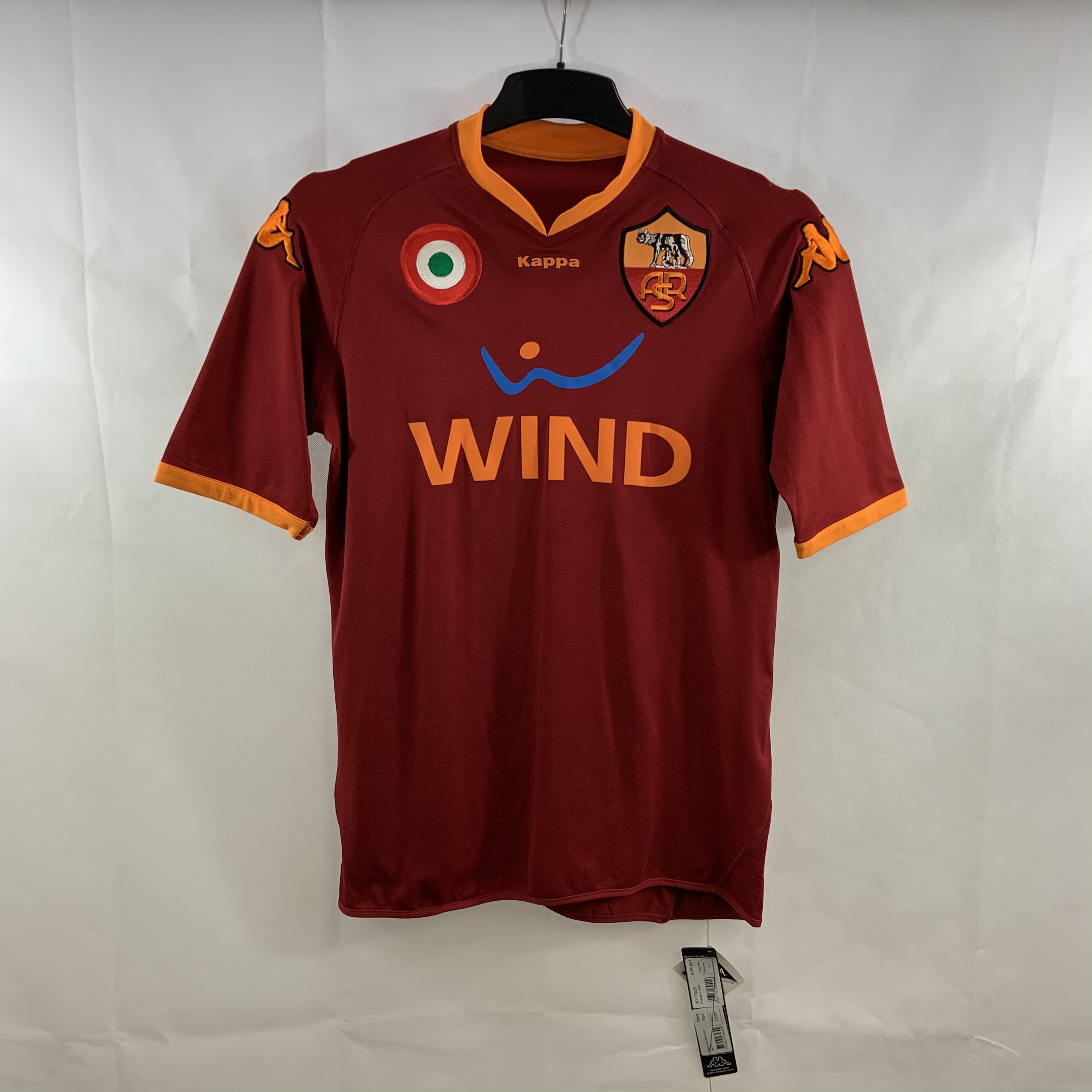 BNWT AS Roma Home Football Shirt 2007/08 Adults Large Kappa G118 ...