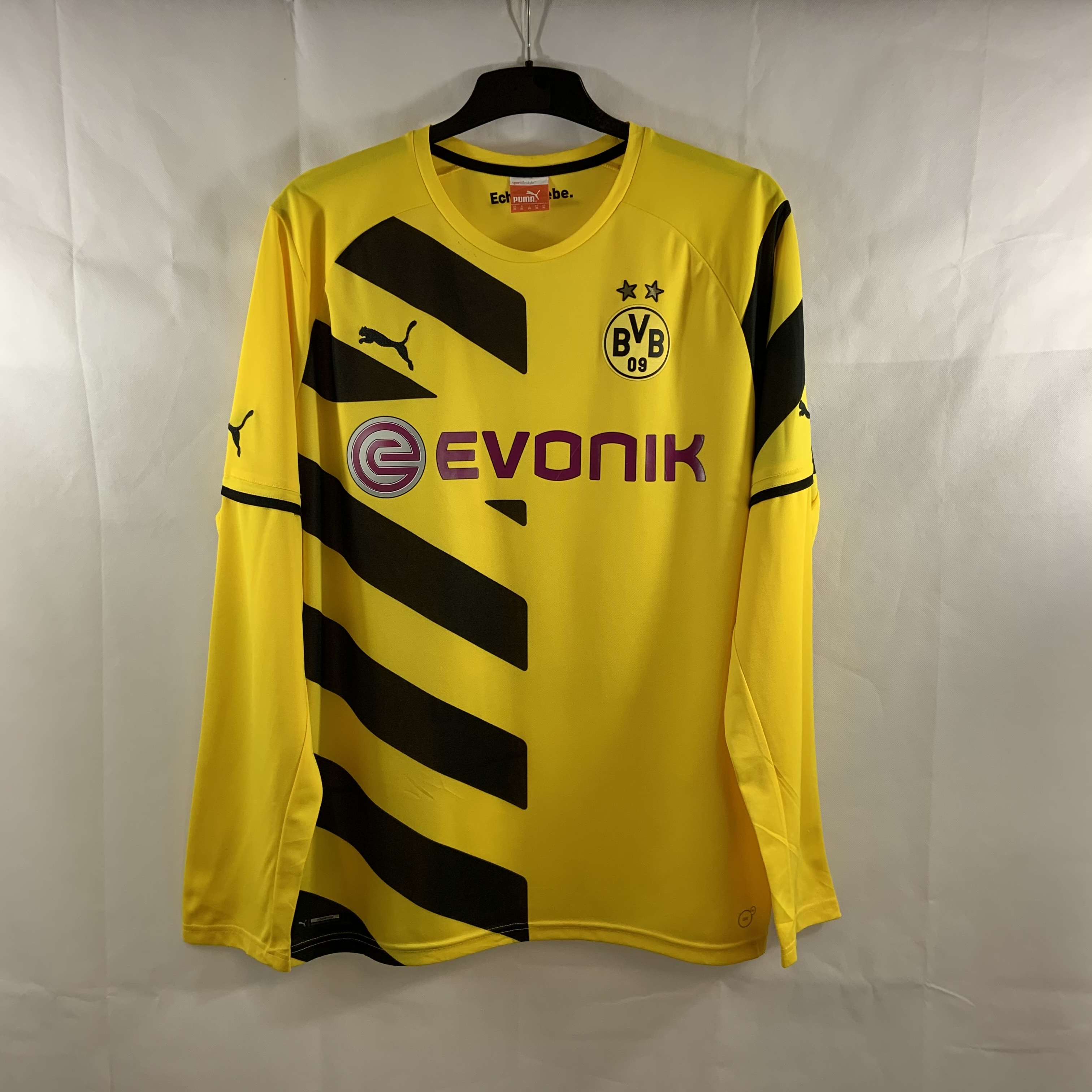 Borussia Dortmund L/S Home Football Shirt 2014/15 Adults XL Puma G591