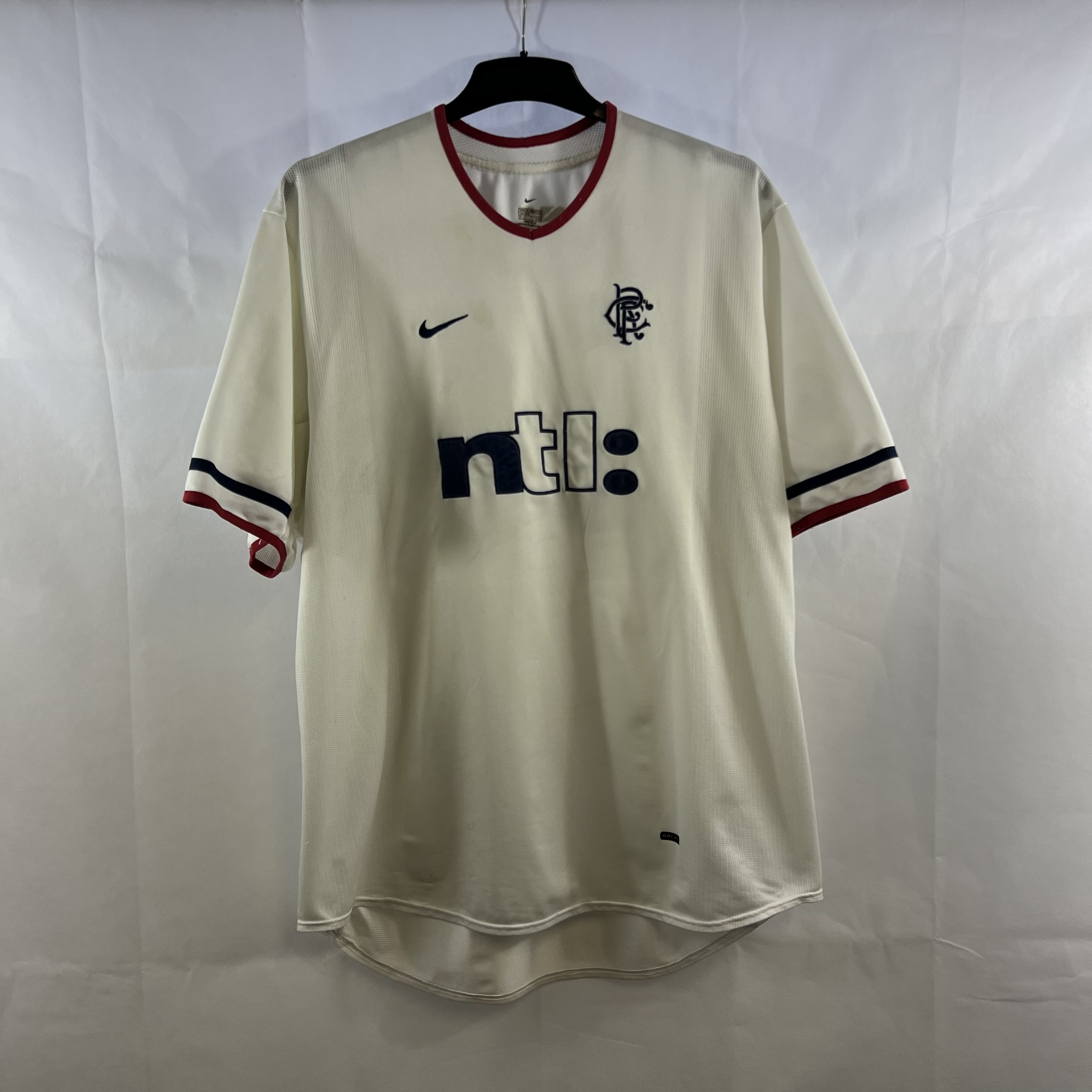 Rangers Arveladze 24 Away Football Shirt 2001/02 Adults XXL Nike B988