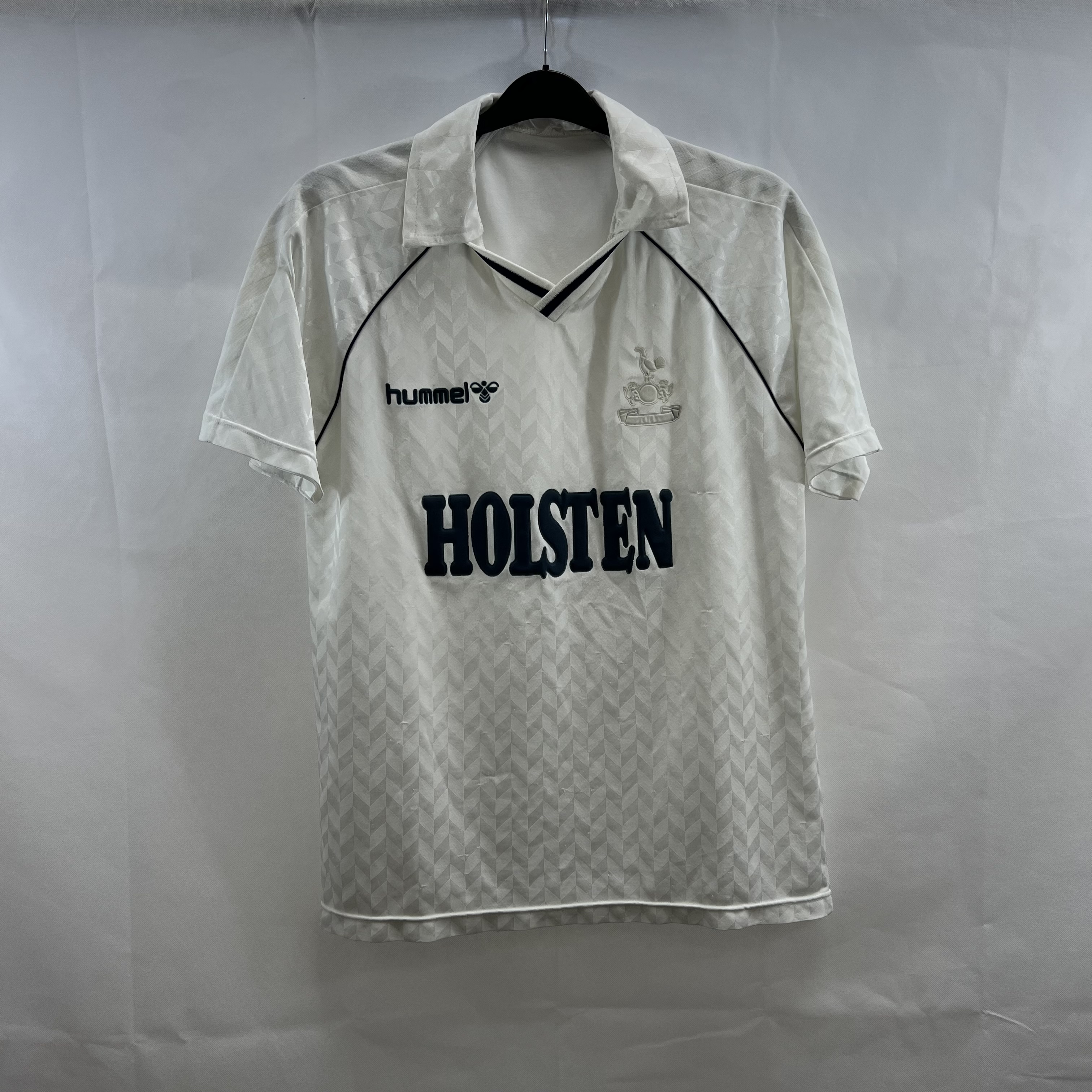 Tottenham Hotspur Home football shirt 1987 - 1989. Sponsored by Holsten