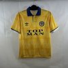 Maillot De Football Vintage Leeds United 1989-1991 Extérieur - Taille M, Umbro, Officiel, état Correct
