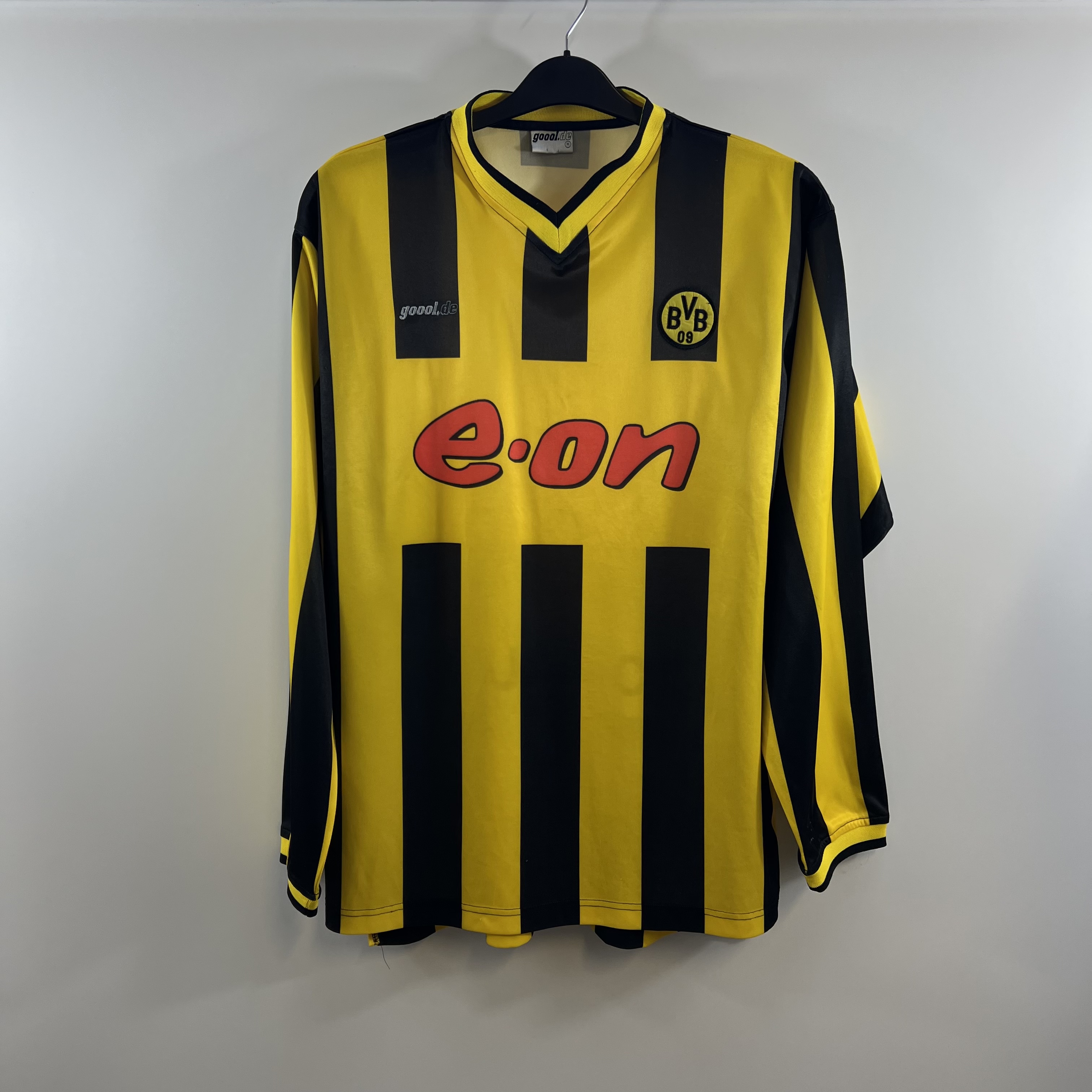 Borussia Dortmund L/S Home Football Shirt 2000/02 Adults Medium Goool ...
