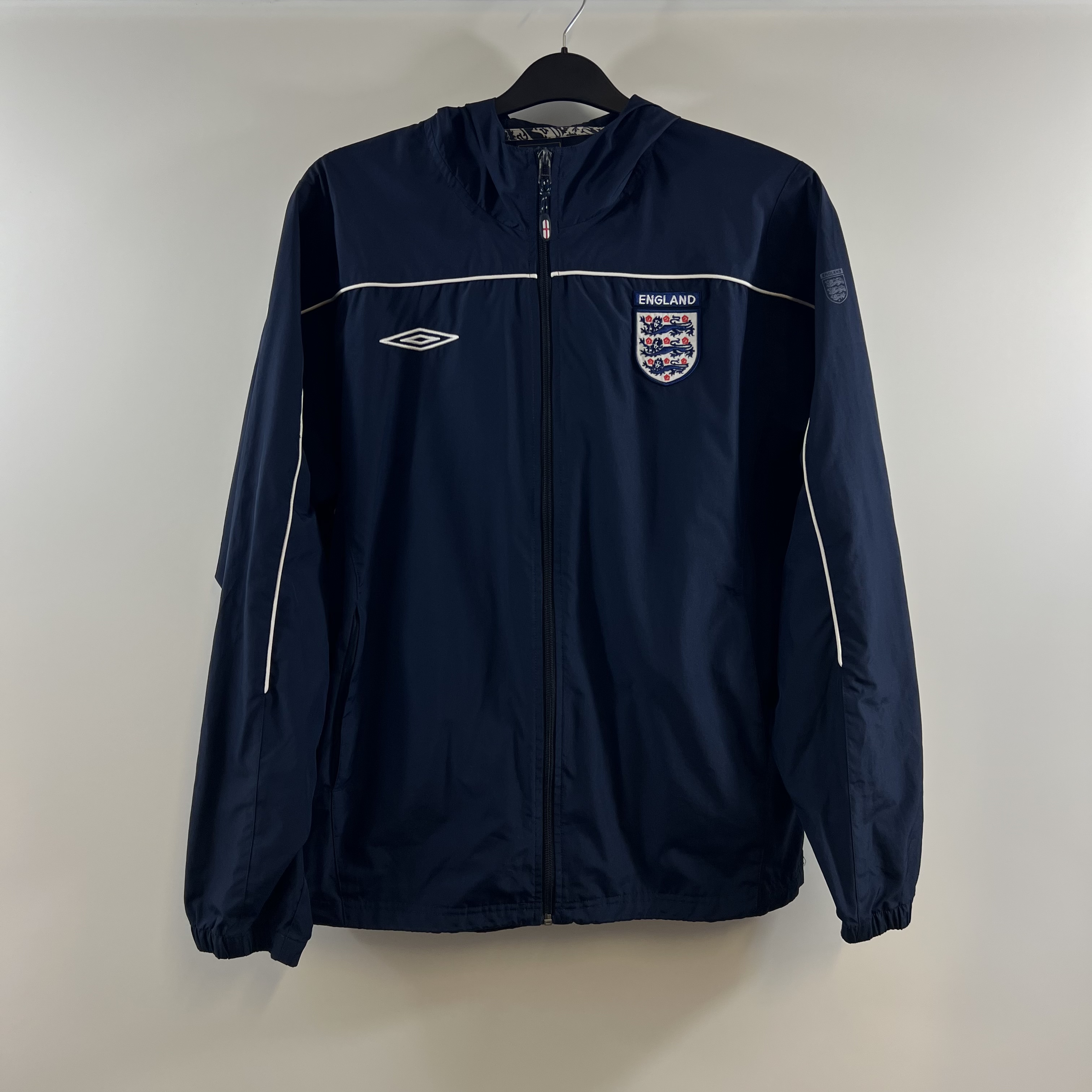 England Football Rain Jacket 2003/05 Adults Large Umbro A979 – Historic ...