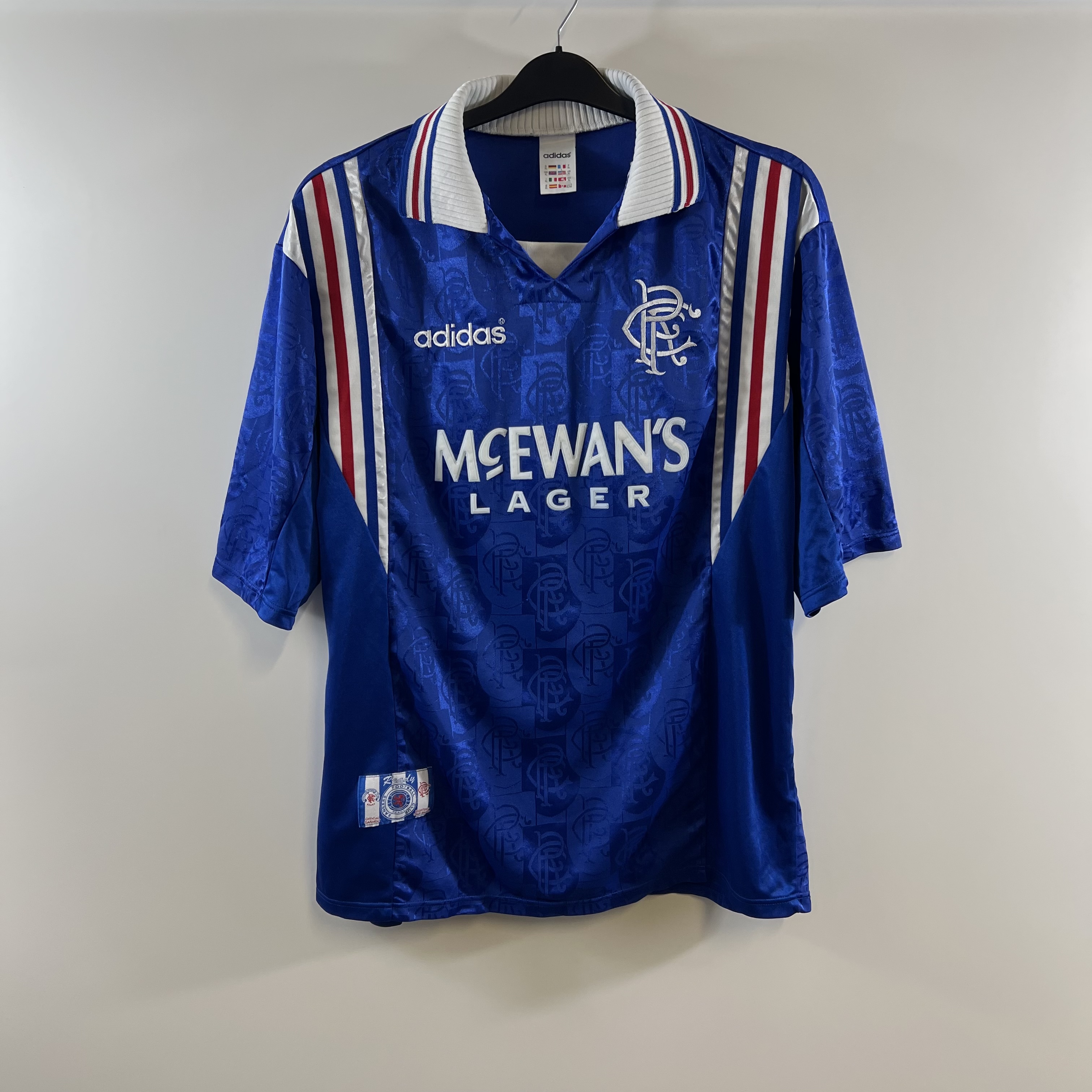 Rangers Home Football Shirt 1996/97 Adults XL Nike F602